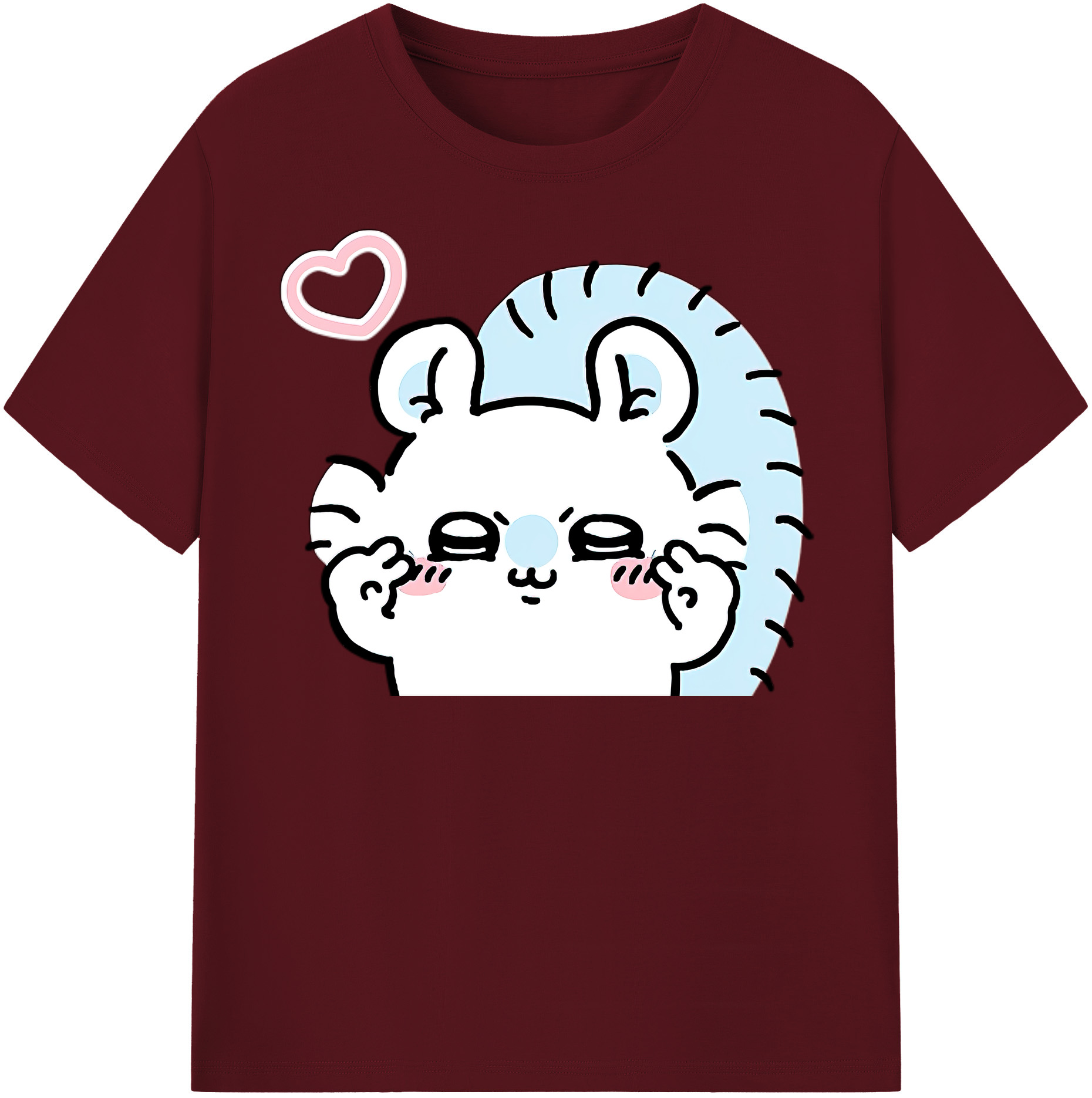 （画像用） ちいかわ モモンガ Chii-kawa Momonga 綿100％半袖Tシャツ（フロントプリント）